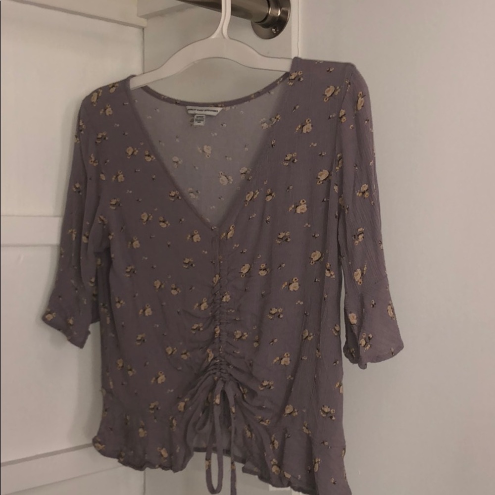 American Eagle Floral Shirt